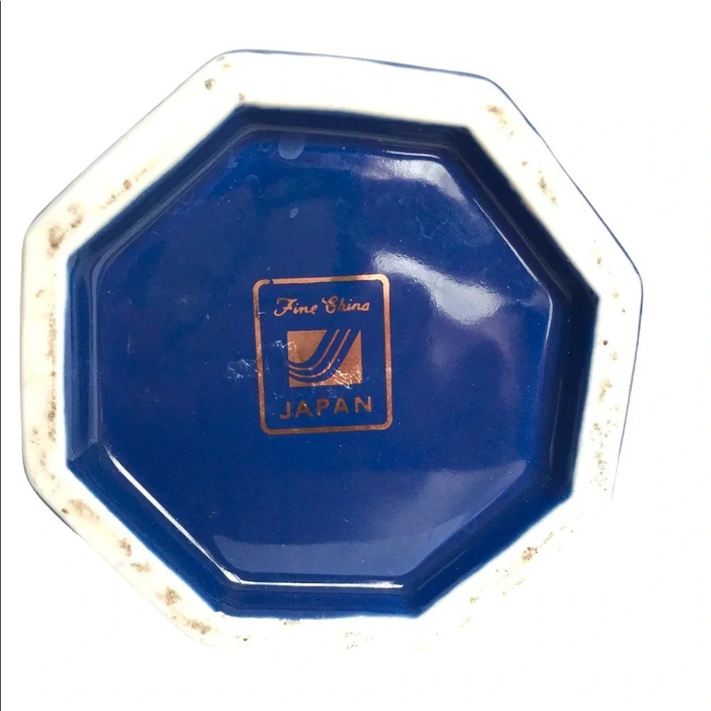 Vintage Made in Japan  Irises Vase w/ Gold… - Picture 6 of 6